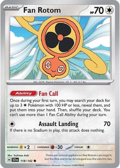 Fan Rotom (SV07: Stellar Crown) Light Play
