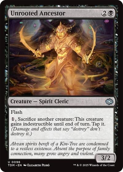 Unrooted Ancestor (Tarkir: Dragonstorm) Light Play