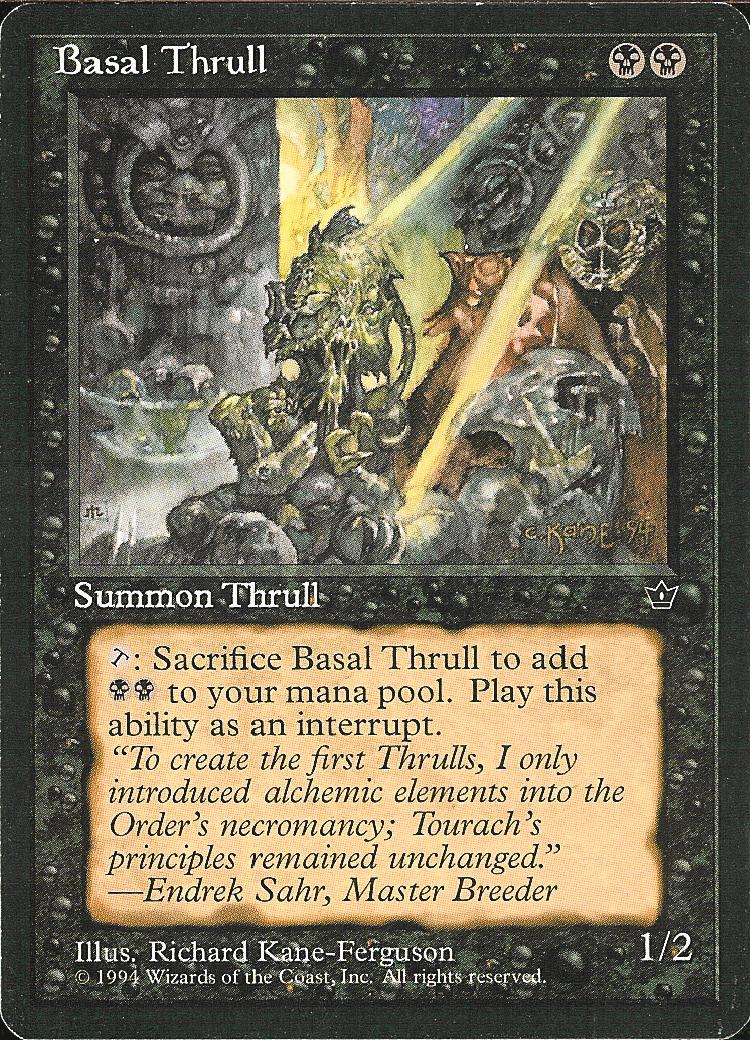 Basal Thrull (Kane-Ferguson) (Fallen Empires) Light Play
