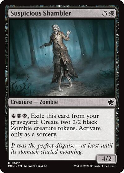 Suspicious Shambler (Foundations) Light Play