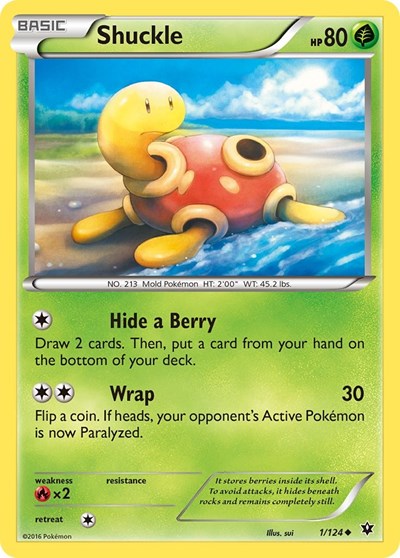 Shuckle (XY - Fates Collide) Light Play