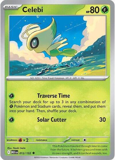 Celebi (ME01: Mega Evolution) Light Play Reverse Holofoil