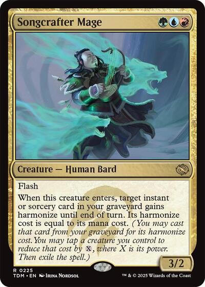 Songcrafter Mage (Tarkir: Dragonstorm) Light Play