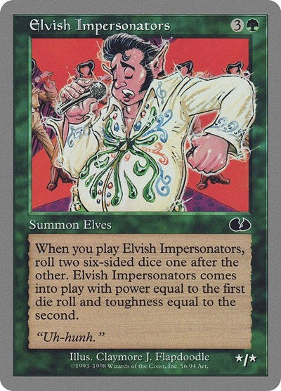 Elvish Impersonators (Unglued) Light Play
