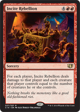 Incite Rebellion (Commander 2014 Edition) Light Play