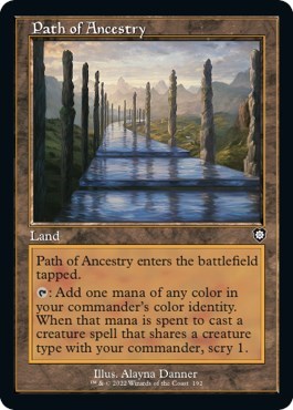 Path of Ancestry (Commander: The Brothers' War) Light Play