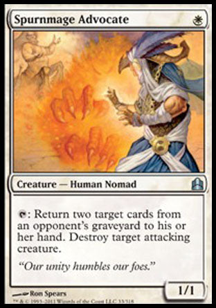 Spurnmage Advocate (Commander) Light Play