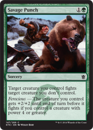 Savage Punch (Khans of Tarkir) Light Play