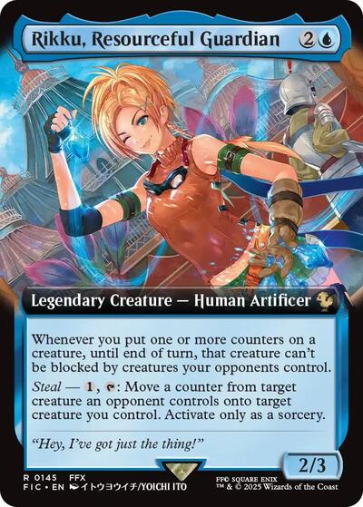 Rikku, Resourceful Guardian (Extended Art) (Commander: FINAL FANTASY) Light Play