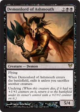 Demonlord of Ashmouth (Avacyn Restored) Medium Play