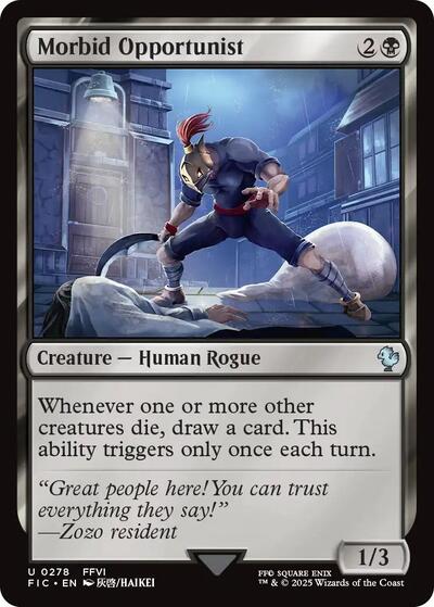 Morbid Opportunist (Commander: FINAL FANTASY) Light Play