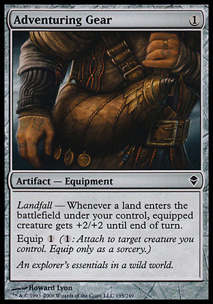 Adventuring Gear (Zendikar) Light Play