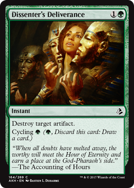 Dissenter's Deliverance (Amonkhet) Light Play