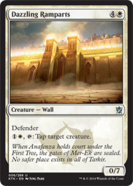 Dazzling Ramparts (Khans of Tarkir) Light Play