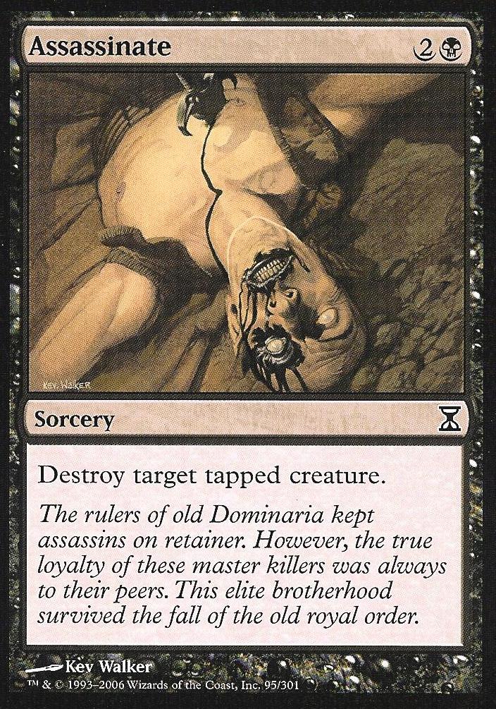 Assassinate (Time Spiral) Medium Play
