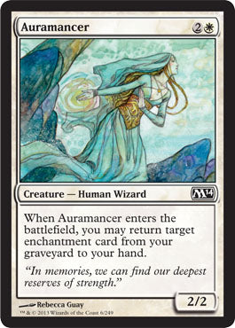 Auramancer (Magic 2014 Core Set) Light Play
