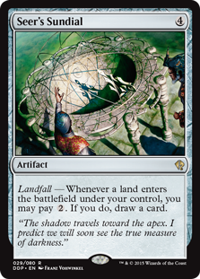 Seer's Sundial (Duel Decks: Zendikar vs Eldrazi) Medium Play