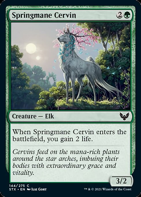 Springmane Cervin (Strixhaven) Light Play