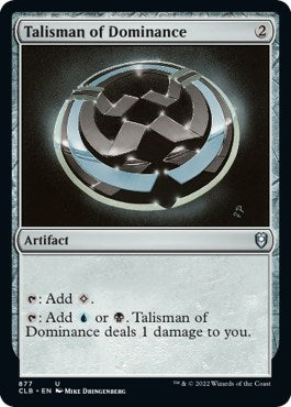 Talisman of Dominance (Commander Legends: Battle for Baldur's Gate) Light Play