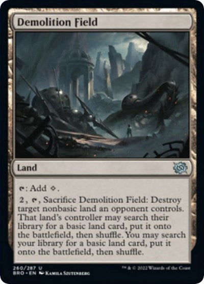 Demolition Field (The Brothers' War) Light Play