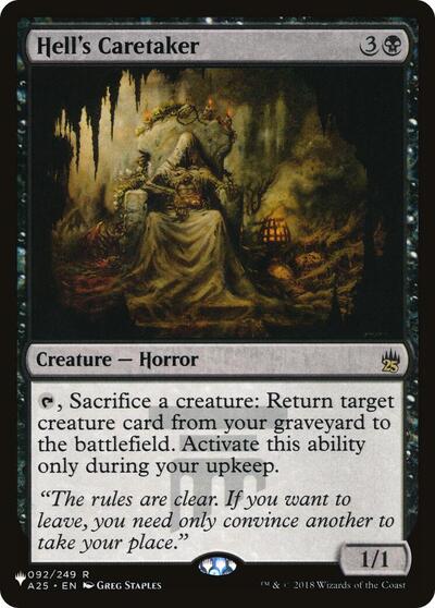 Hell's Caretaker (The List) Light Play