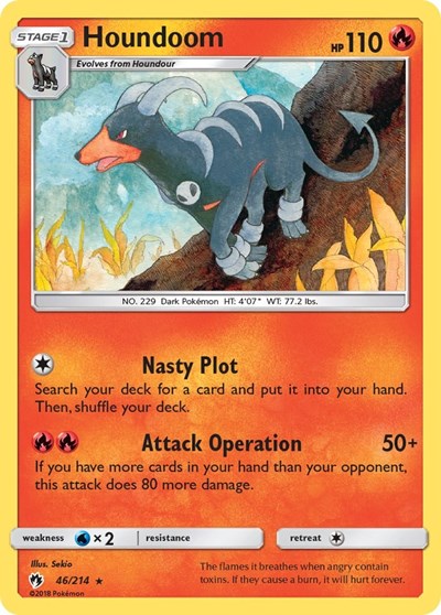 Houndoom (SM - Lost Thunder) Light Play