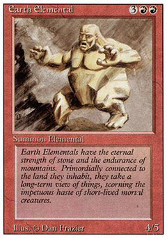 Earth Elemental (Revised) Damaged / Poor