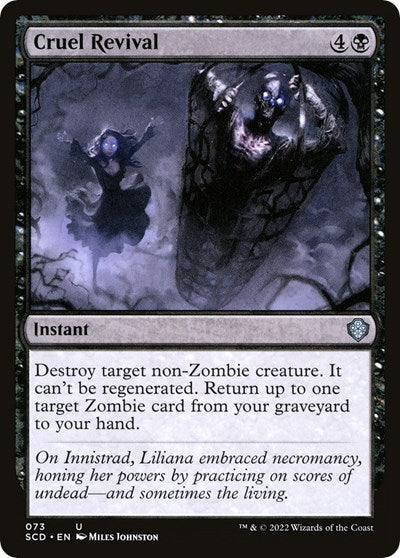 Cruel Revival (Commander 2022 Starter Decks) Light Play