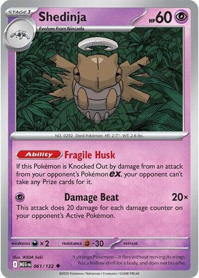 Shedinja - 061 (ME01: Mega Evolution) Light Play