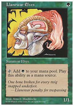 Llanowar Elves (5th Edition) Damaged / Poor