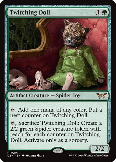 Twitching Doll (Duskmourn: House of Horror) Light Play