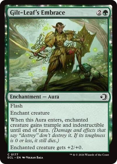 Gilt-Leaf's Embrace (Lorwyn Eclipsed) Light Play Foil