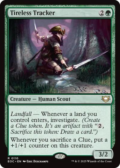 Tireless Tracker (Commander: Edge of Eternities) Light Play