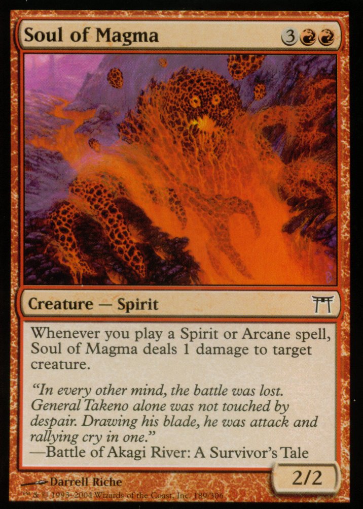 Soul of Magma (Champions of Kamigawa) Medium Play