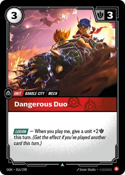 Dangerous Duo (Origins) Light Play
