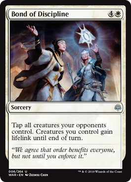 Bond of Discipline (War of the Spark) Light Play