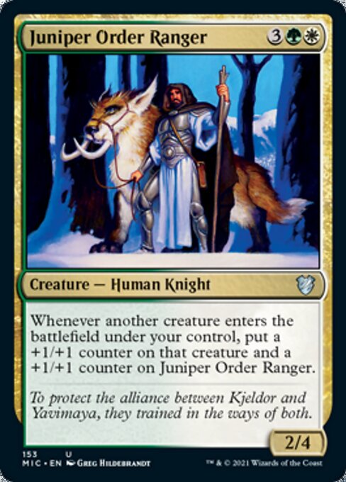 Juniper Order Ranger (Commander 2021 Midnight Hunt) Light Play