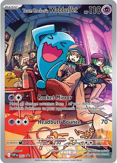 Team Rocket's Wobbuffet (SV: Scarlet & Violet Promo Cards) Near Mint Holofoil