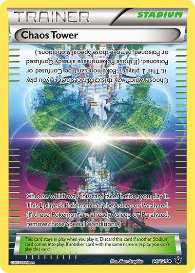 Chaos Tower (XY - Fates Collide) Damaged / Poor