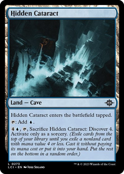 Hidden Cataract (The Lost Caverns of Ixalan) Light Play