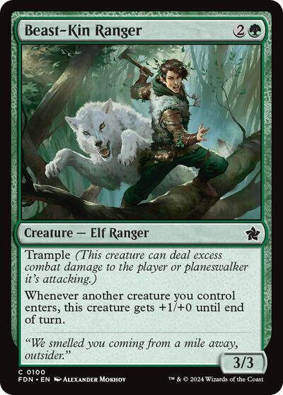 Beast-Kin Ranger (Foundations) Light Play Foil