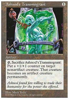 Ashnod's Transmogrant (5th Edition) Light Play