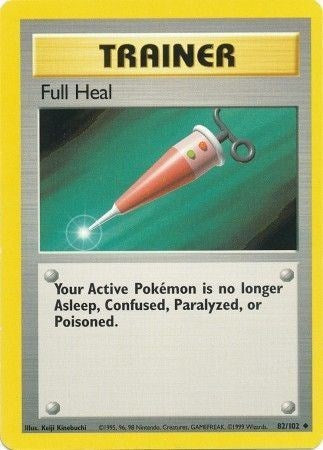 Full Heal (Base Set) Light Play