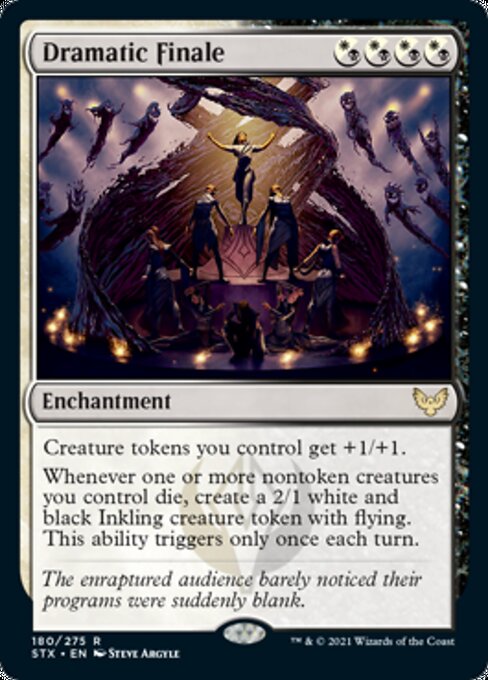 Dramatic Finale (Strixhaven) Light Play Foil
