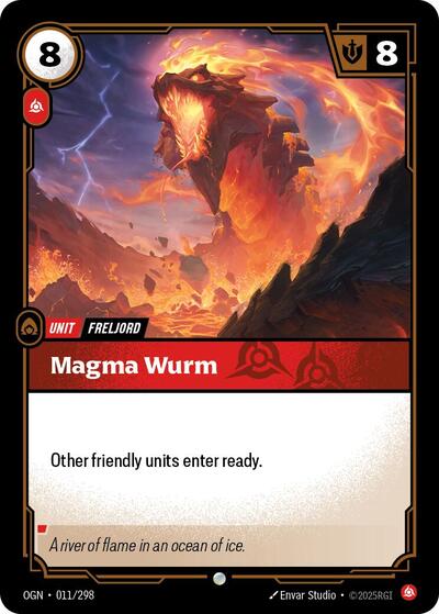 Magma Wurm (Origins) Light Play Foil