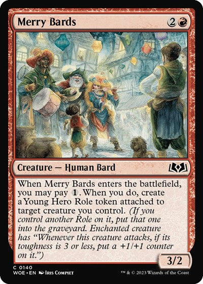 Merry Bards (Wilds of Eldraine) Light Play