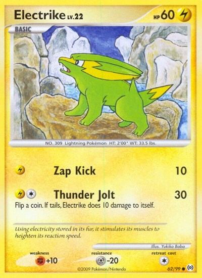 Electrike (62) (Arceus) Medium Play