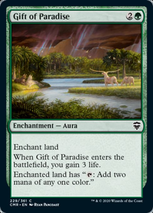 Gift of Paradise (Commander Legends) Light Play Foil