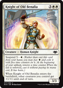 Knight of Old Benalia (Modern Horizons) Light Play