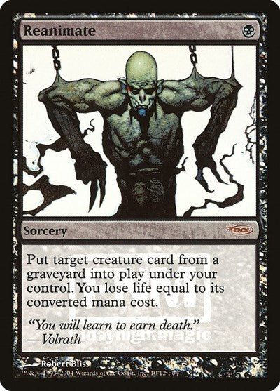 Reanimate (Promos: FNM) Medium Play Foil